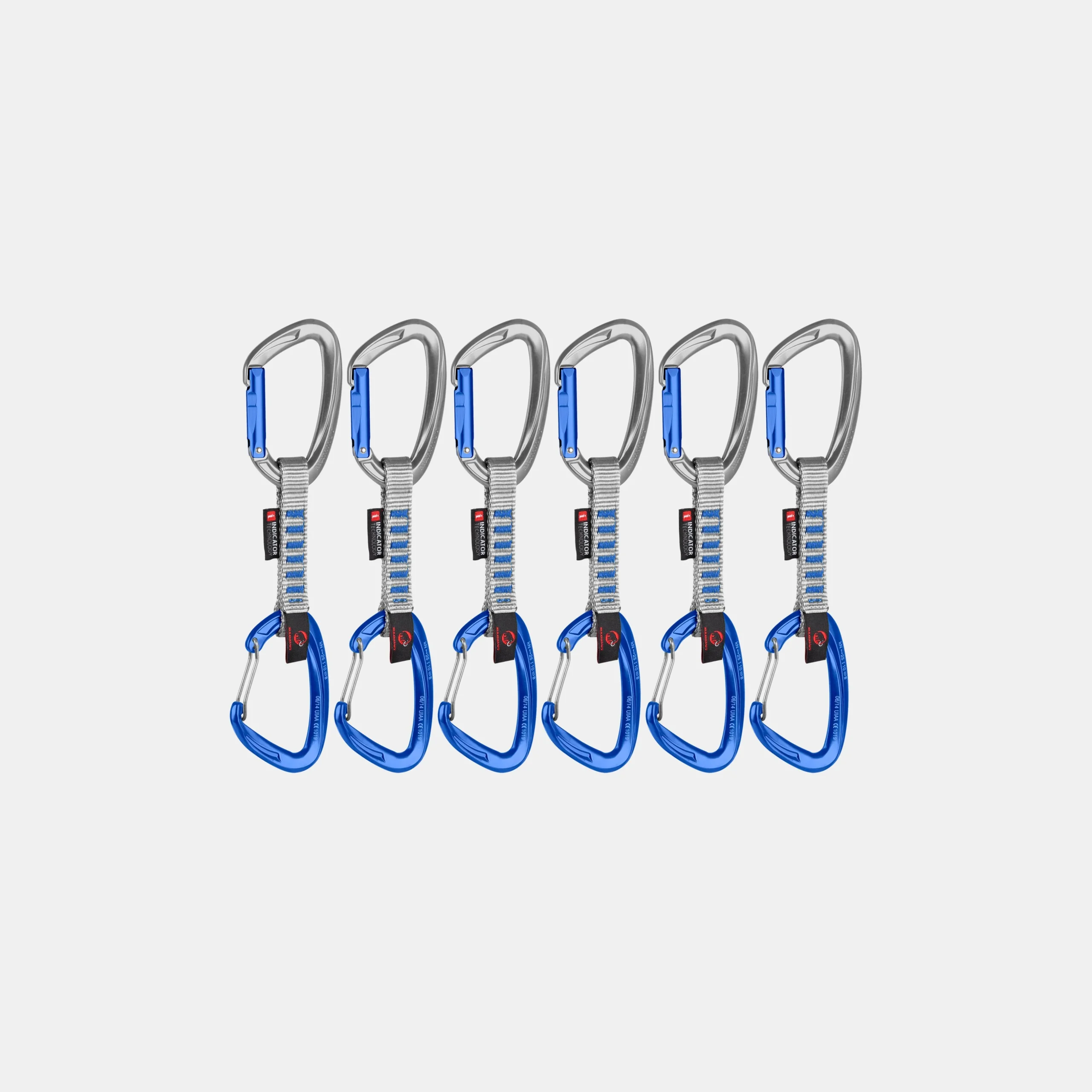 Crag Keylock Wire 10 cm Indicator 6-Pack Quickdraws